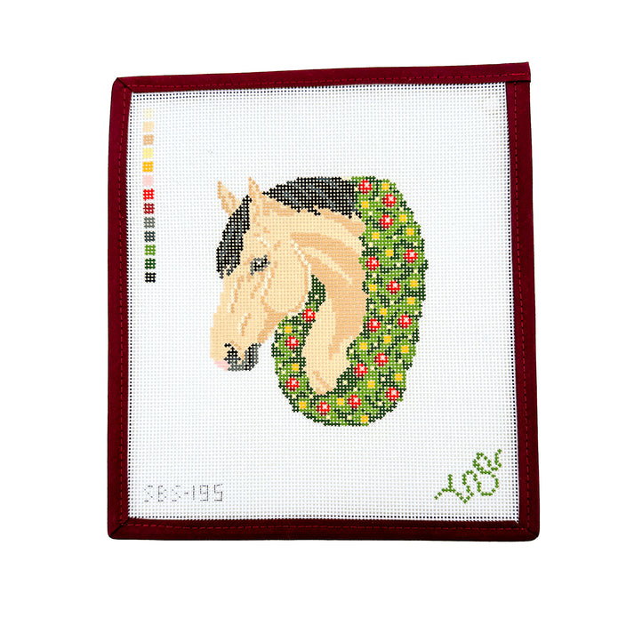 SBS-195 Buckskin Christmas Horse