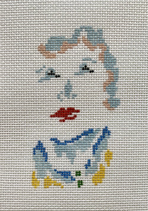 18P-C Petite Face - Red Lips - TS
