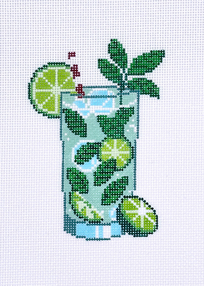 D-006 Mint to be Stitched - Mojito Canvas