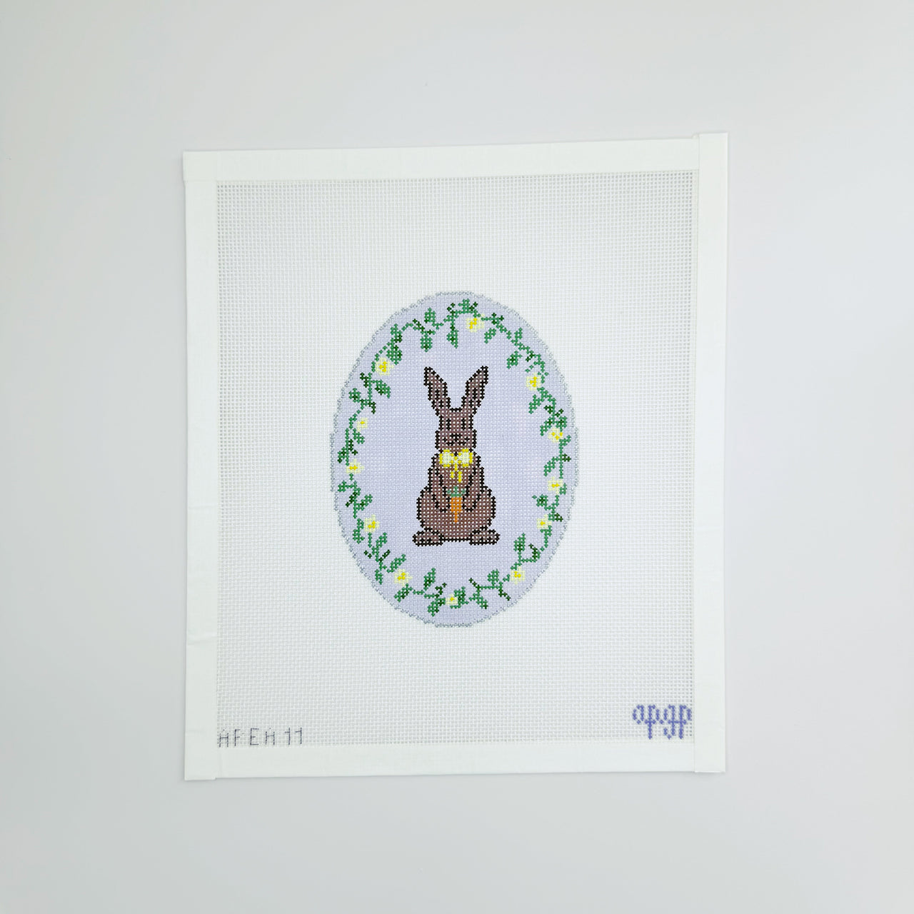 Chocolate Bunny Oval