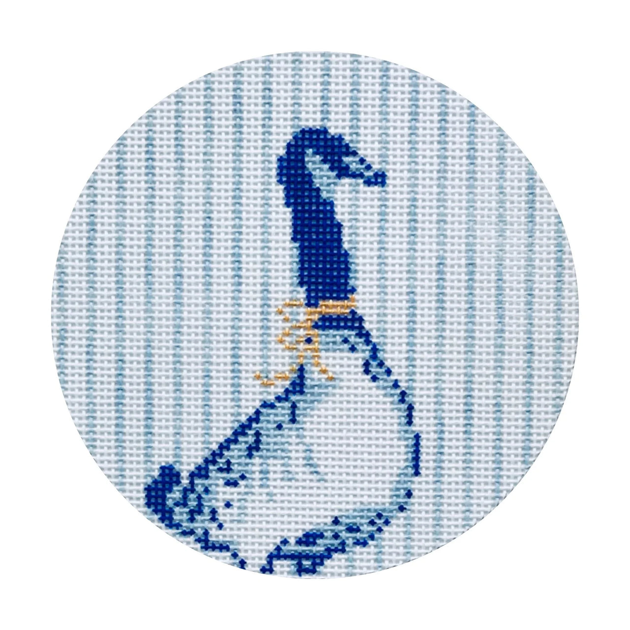 Blue and White Twelvetide Series - Six Geese A-laying 24F