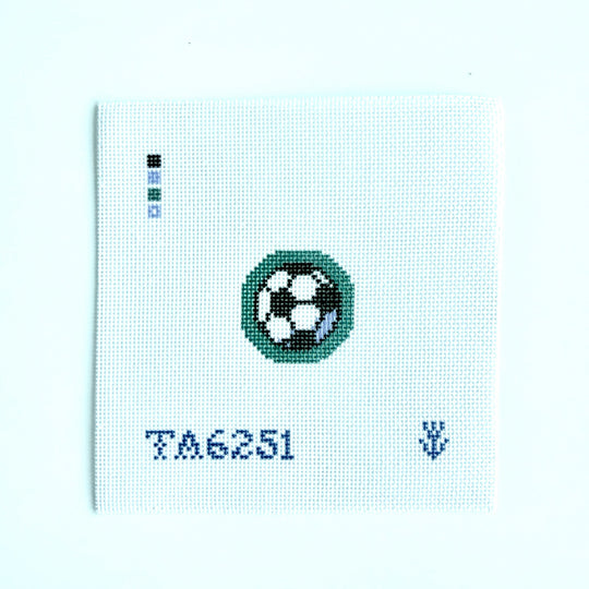 TA6251 Soccer Ball Key Fob Canvas - MKT2
