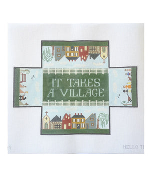 HT129 It takes a Village Brick Cover - TS