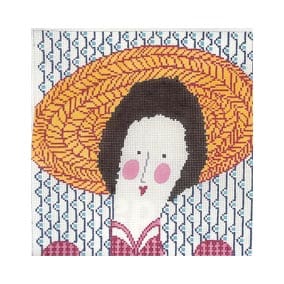 JJM-PL 27 Lady w/Straw Hat - TS