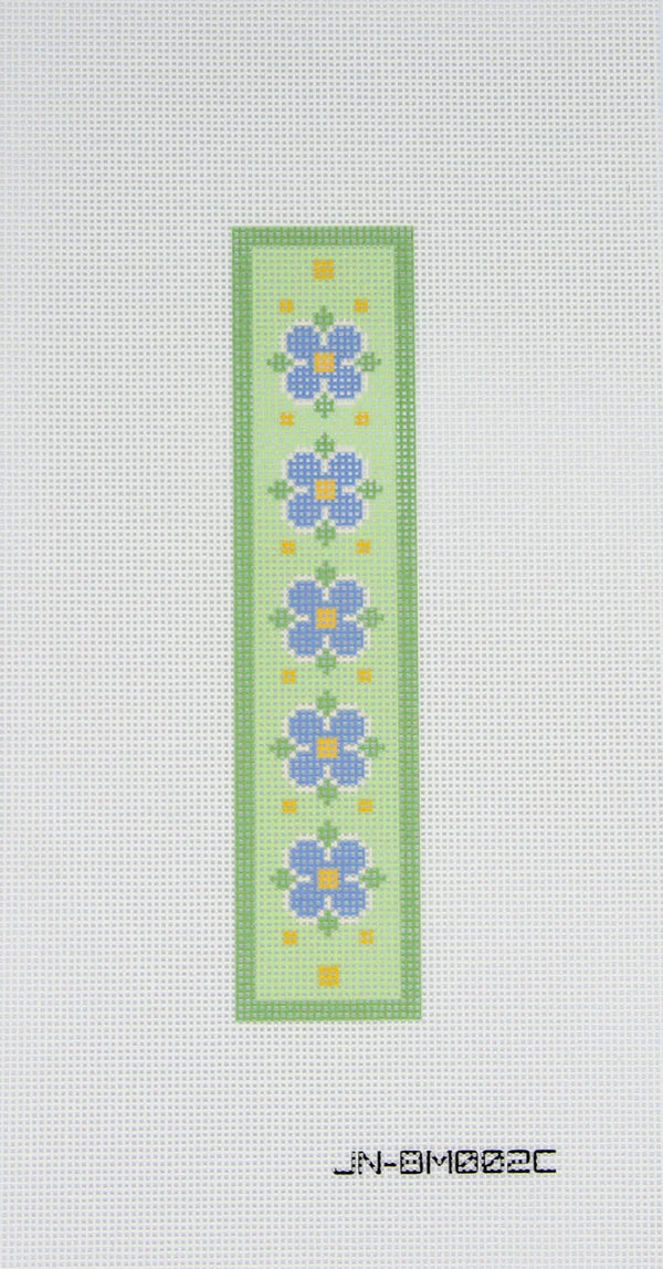 JN-BM002C Bookmark - Green Floral