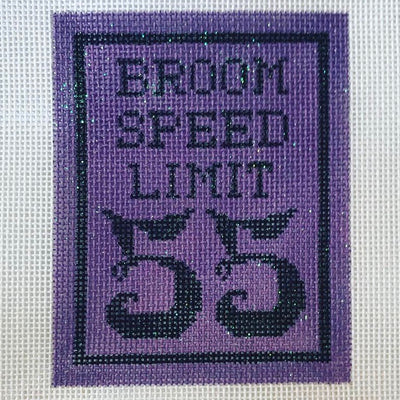 Broom Speed Limit Ornament HSS-04