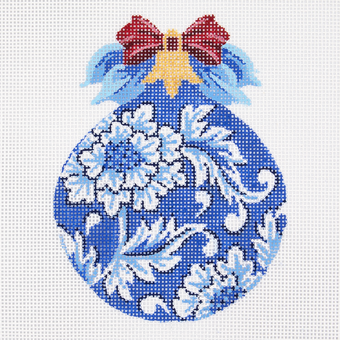 KC-KAH45-18 China Blue Floral Ball