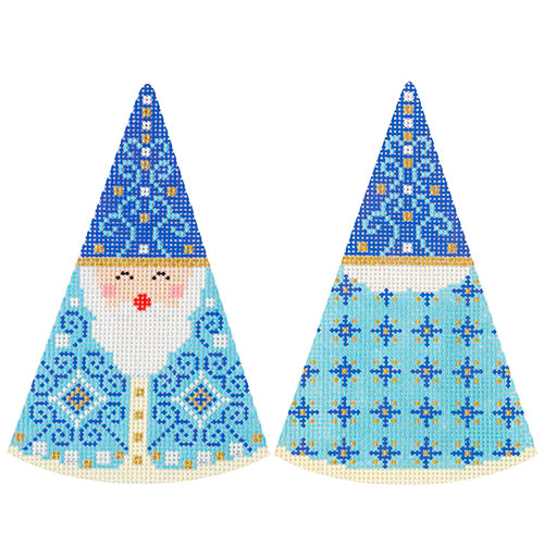 Santa Cone - Blue Swirls Hat KB1602