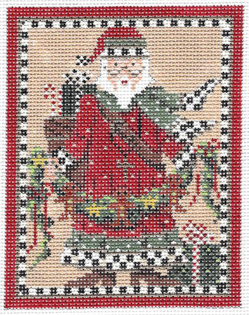 KC-KCN1324 Mini Westminster Folk Santa - TS