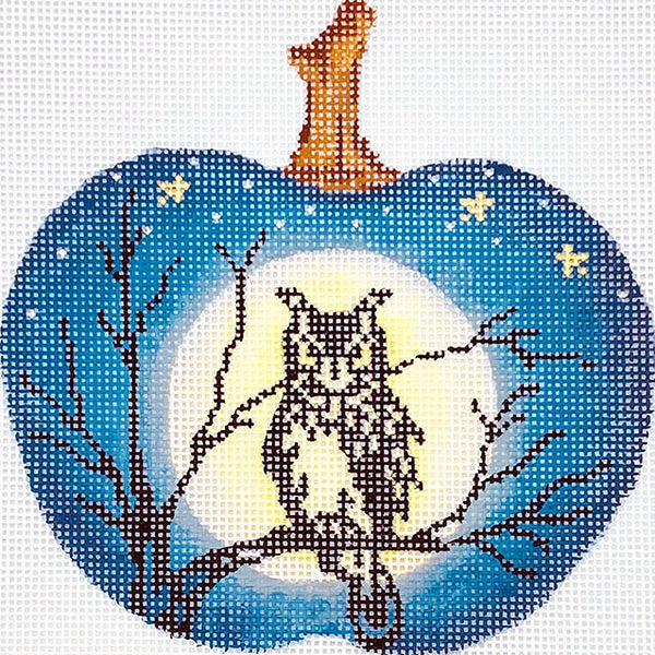 KC-KCN1574 Spooky Owl Silhouette Pumpkin - TS
