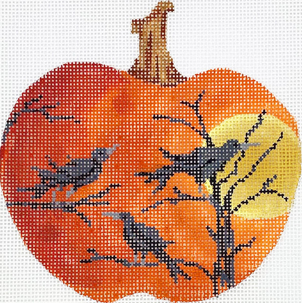 KC-KCN1575 Ravens Caw Silhouette Pumpkin - TS