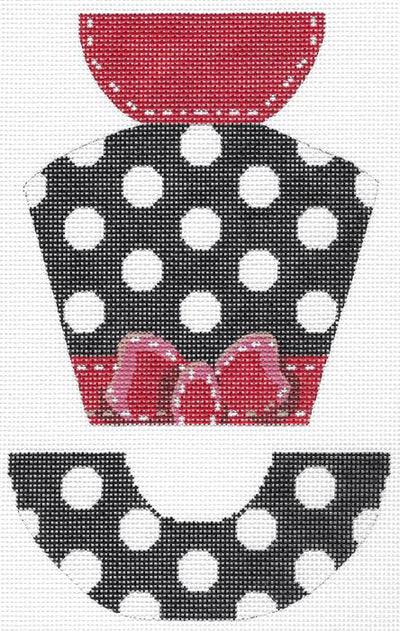 KC-KCN842 Polka Dot and Grosgrain Hat - TS