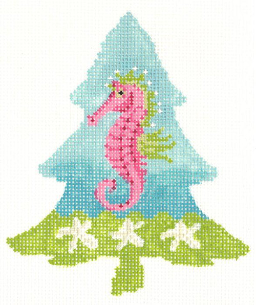 KC-KCNT46-18 Seahorse & Starfish Tree - TS