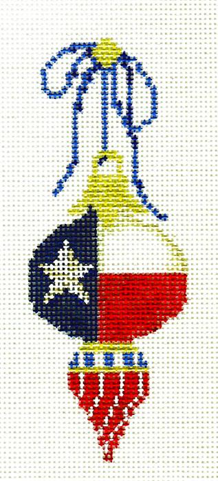 KC-KCNTX-14 Lonestar Double Drop Ornament - TS