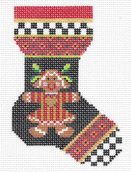 KC-KFA06-18 Micro Sock: Gingerbread Girl - TS