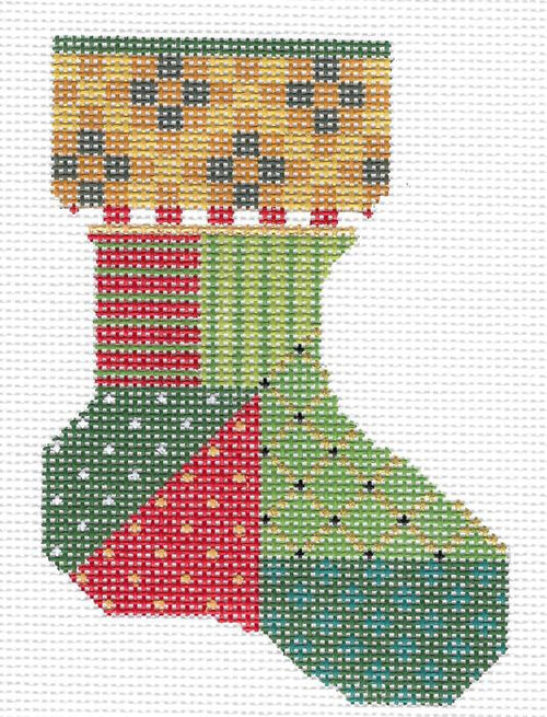 KC-KFA11-18 Micro Sock: Patchwork - TS