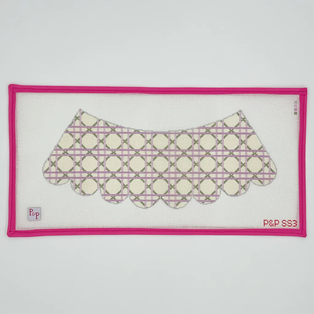 Lavender Cane Lampshade SS3