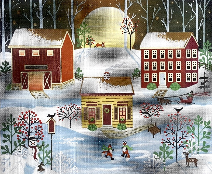 MCCL04 - Christmas/Winter Landscape: Fox Run - TS