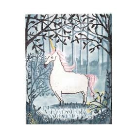 ML-PL 06 Unicorn in Blue Forest - TS