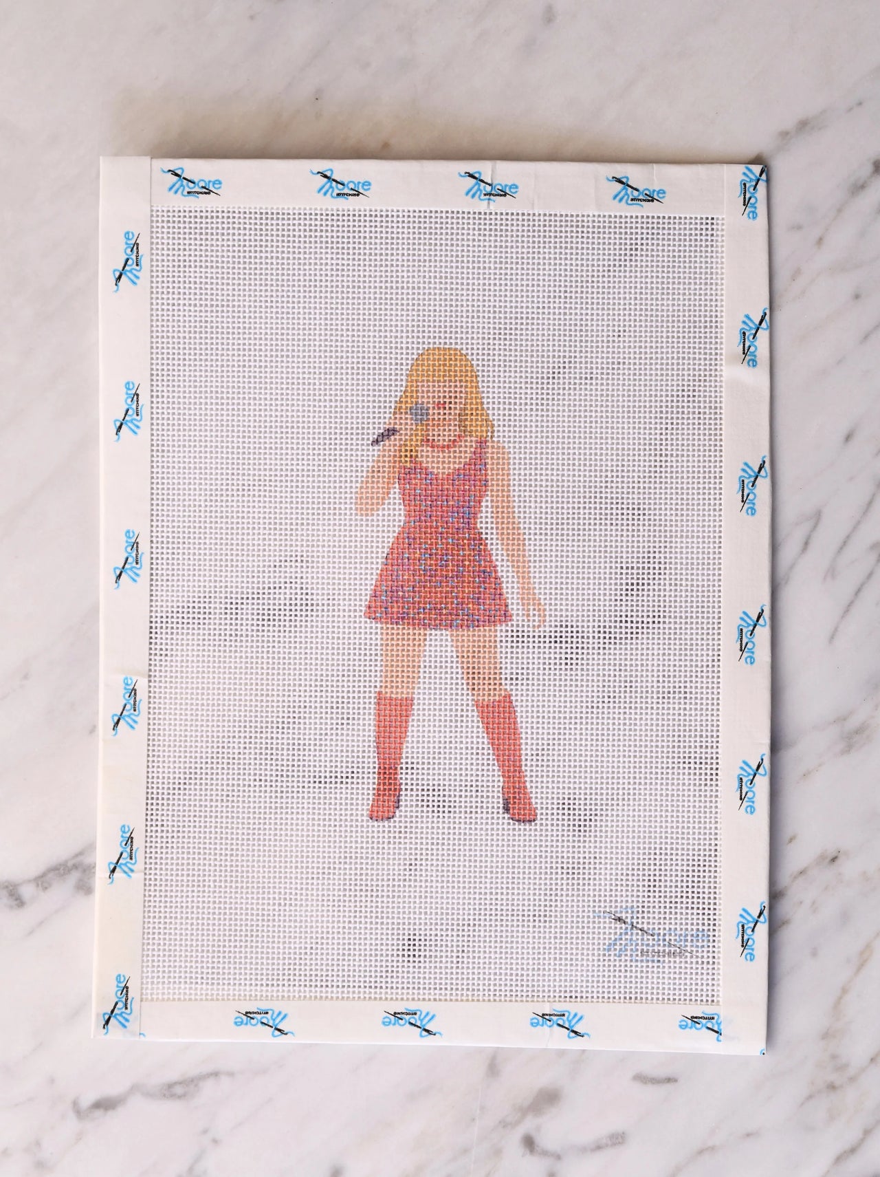 Showgirl Needlepoint Canvas