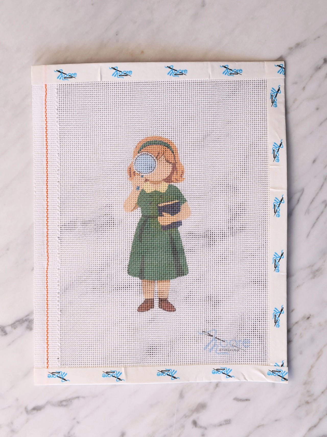 Nancy Drew Needlepoint Canvas