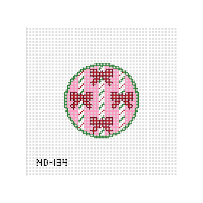 ND-134 Christmas Bows Round