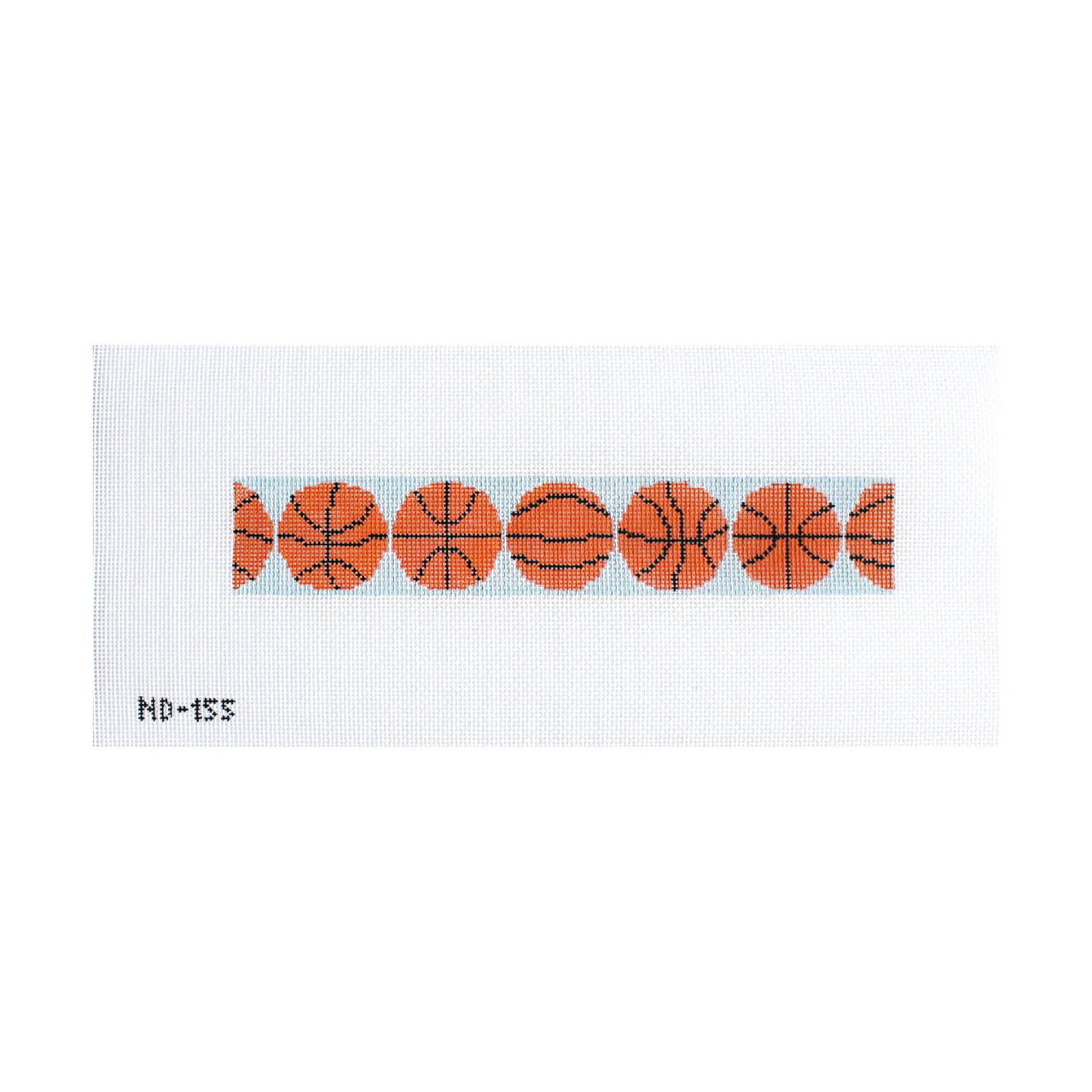 Basketball Key Fob Needlepoint Canvas