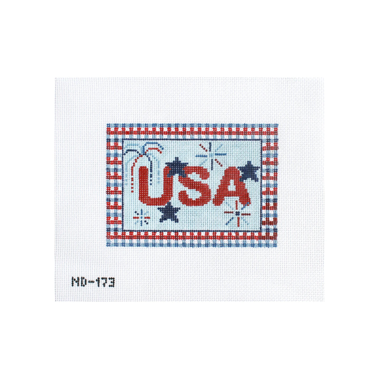 USA Sign Needlepoint Canvas