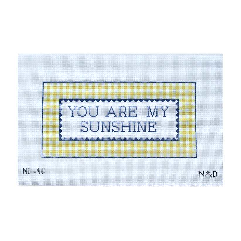 ND-96 You are my Sunshine Gingham Sign