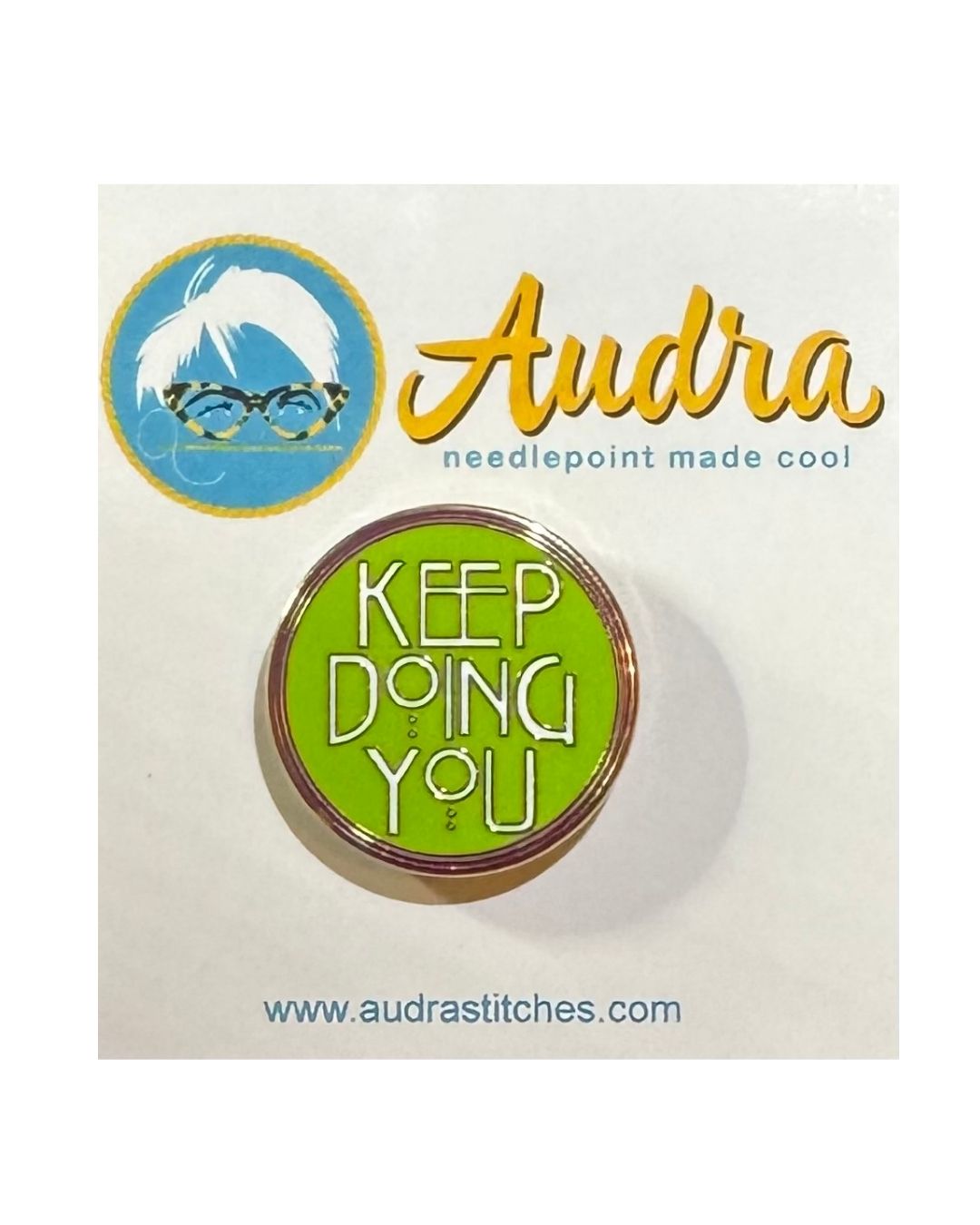 NKK107ANM Keep Doing You - white Needle Minder - TS
