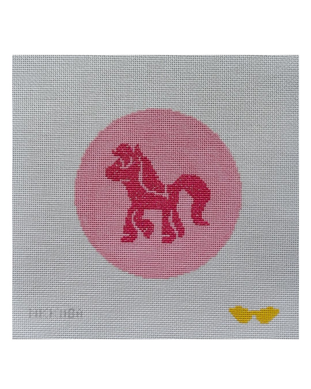 NKK118A Pink Pony Round - TS