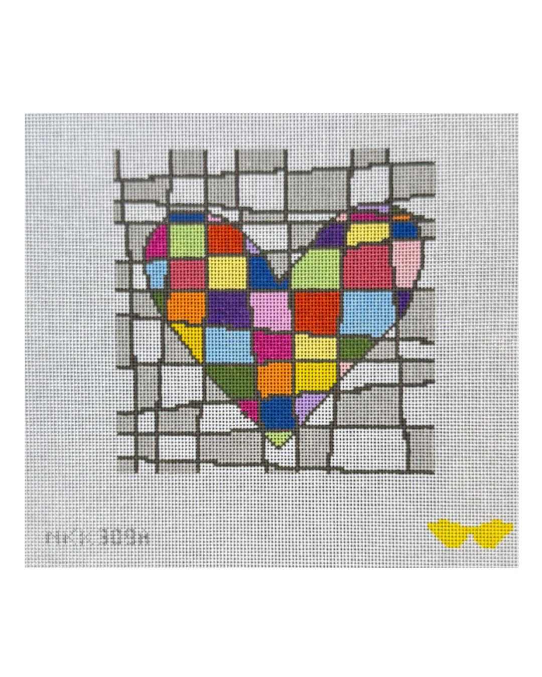 NKK309A Hearts and Squares small - TS