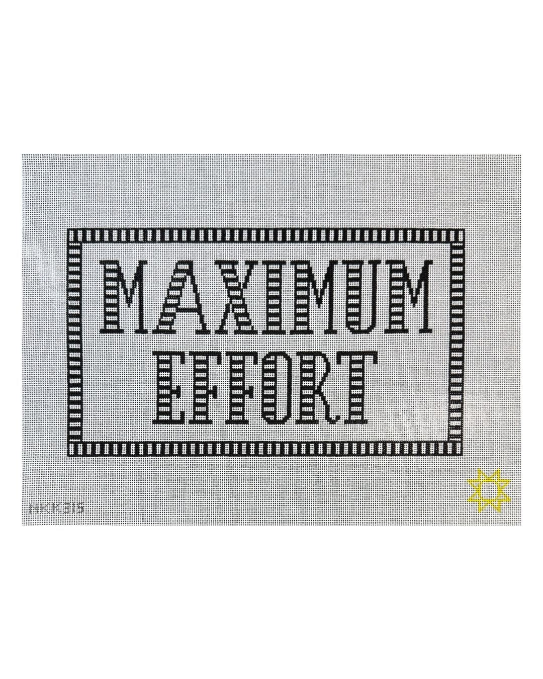 NKK315 Maximum Effort - TS