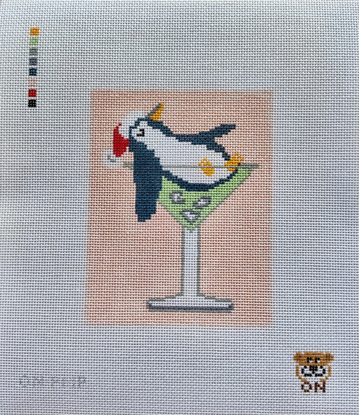 CAN-1011  Tipsy Penguin Pink  - SE