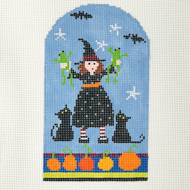 P-S-W-005 Witch with Frogs