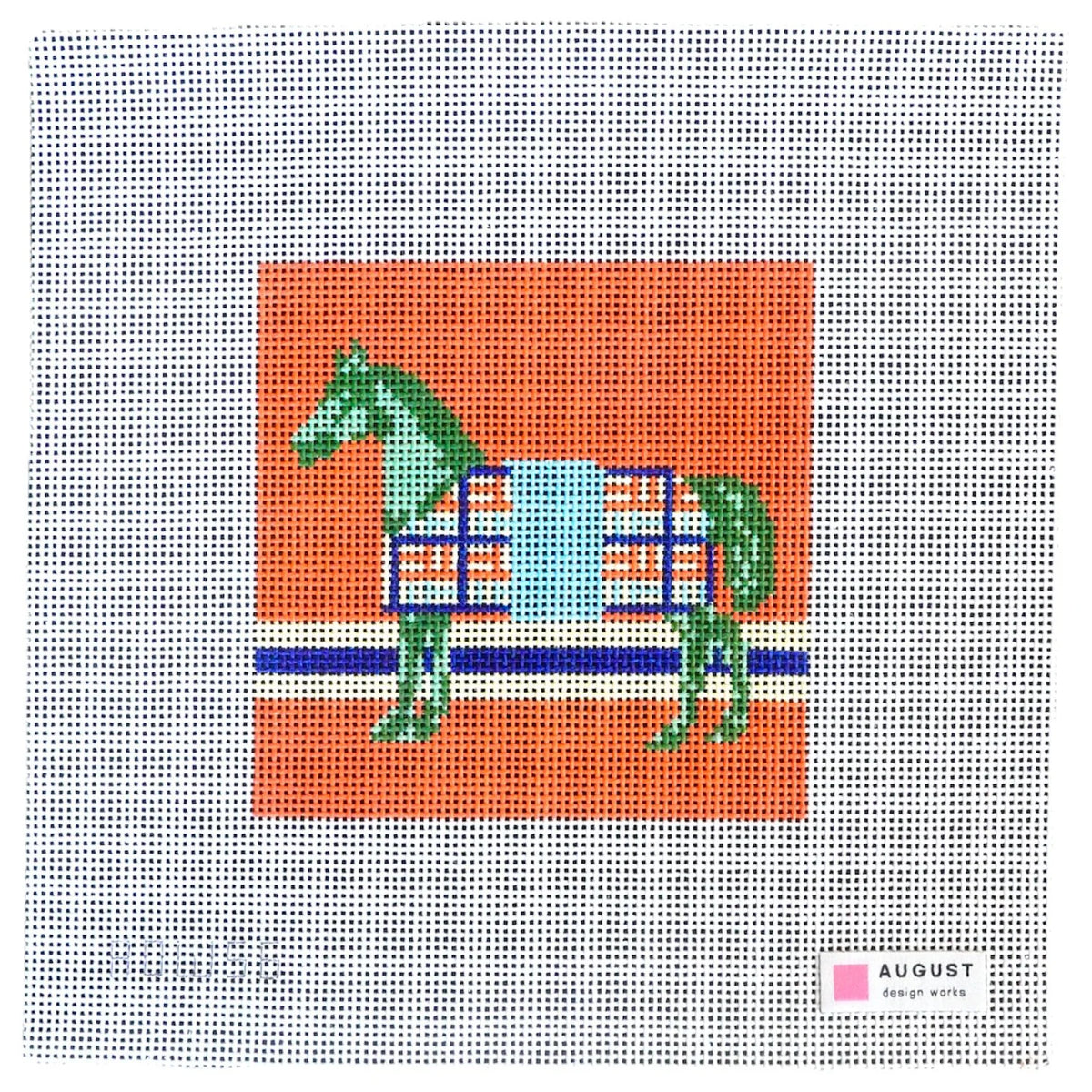 ADW56 Green Blanket Horse