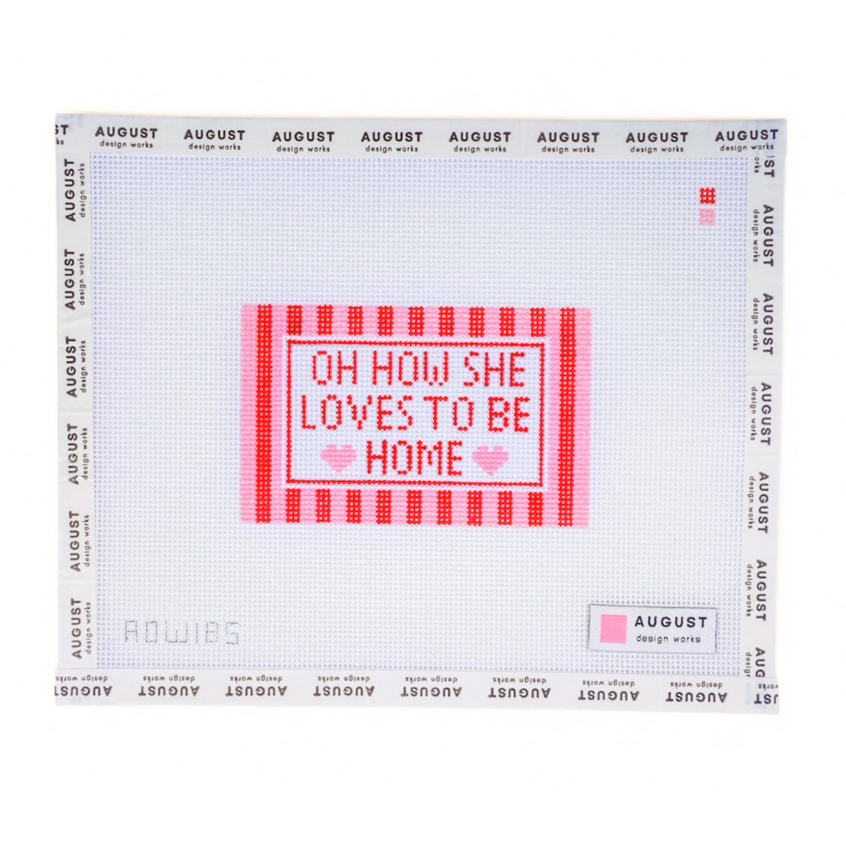 ADW185 Mini Oh How She Loves to be Home Canvas