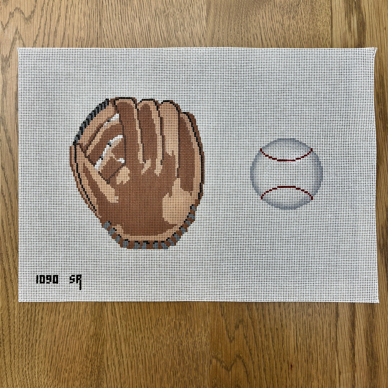 SR1090 Baseball Glove with Ball, 7" Shaped Tooth Fairy Pillow - 13 mesh - TS