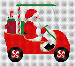 1249 Golf Cart Santa