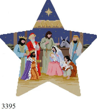 3395 Star Nativity Tree Topper