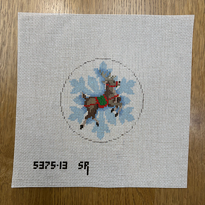 Snowflake Flying Reindeer 5375-13