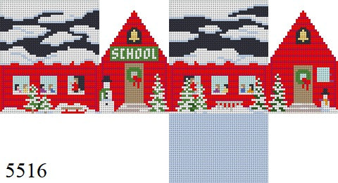 SR5516-18 School House, Mini House - 18 mesh