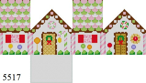 5517 Necco Candy Cane House - Mini House