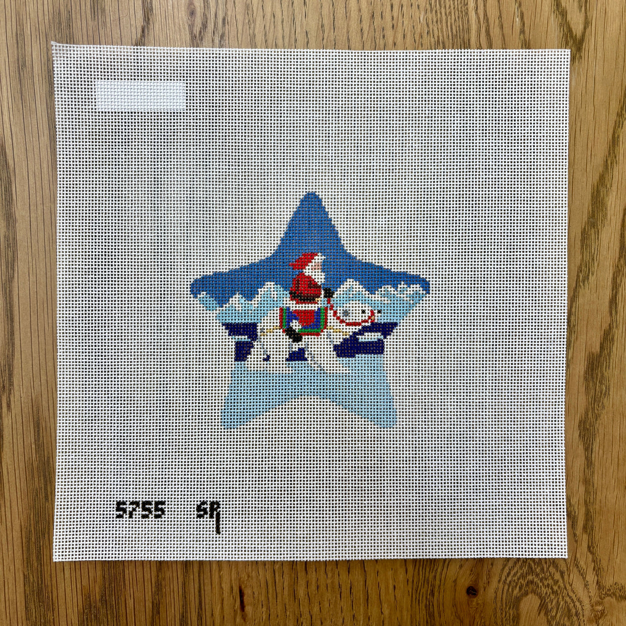SR5755 Star, Santa On Polar Bear - TS