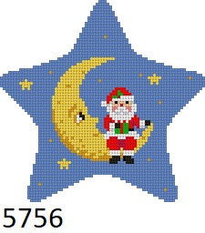 5756 Star - Santa Sitting on the Moon