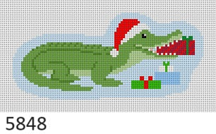 5848 Alligator Ornament