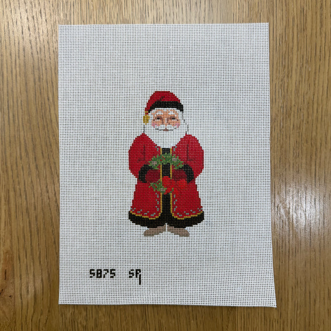 5875 Wreath Santa
