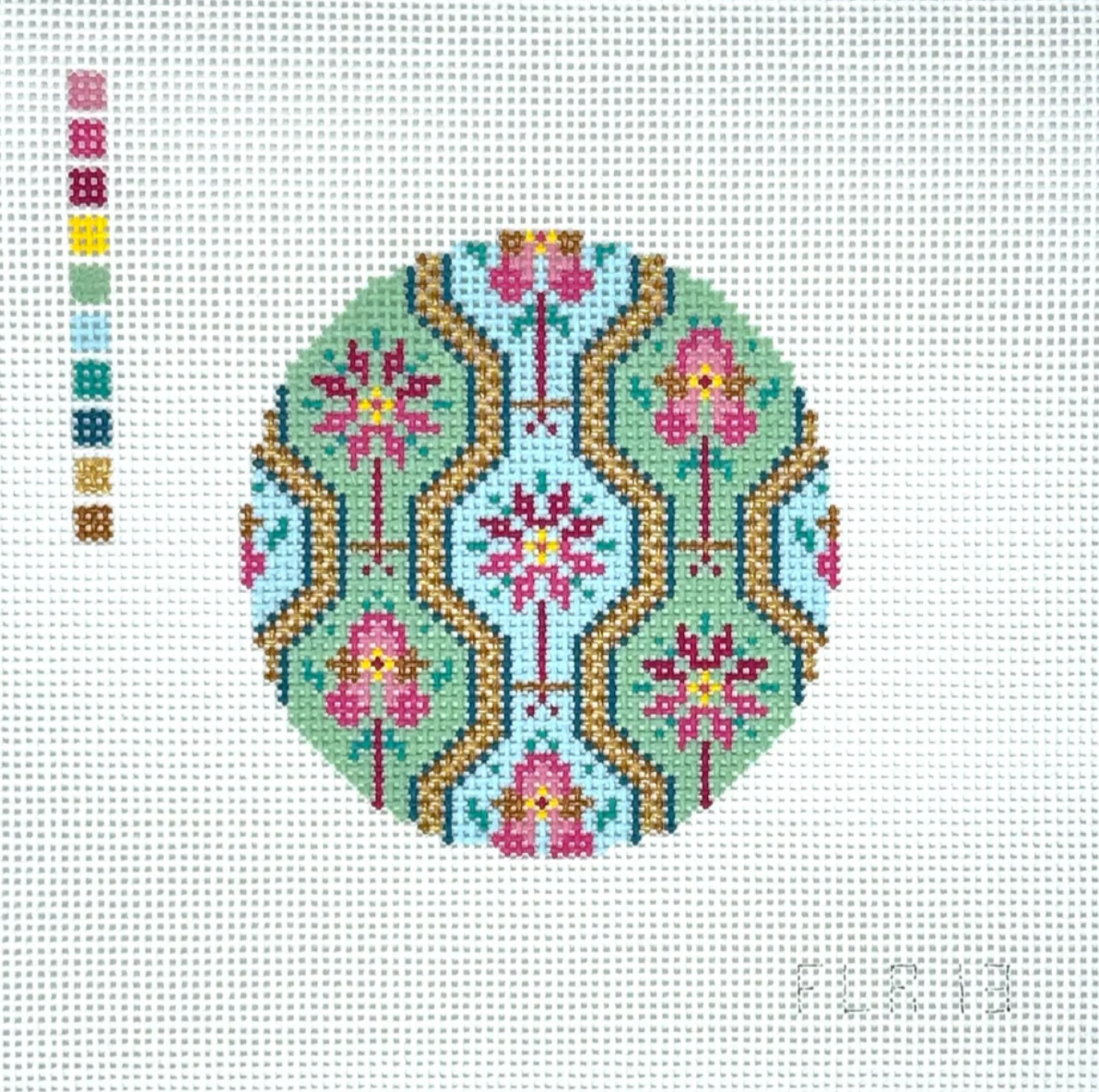 FLR13 Floral Line Round