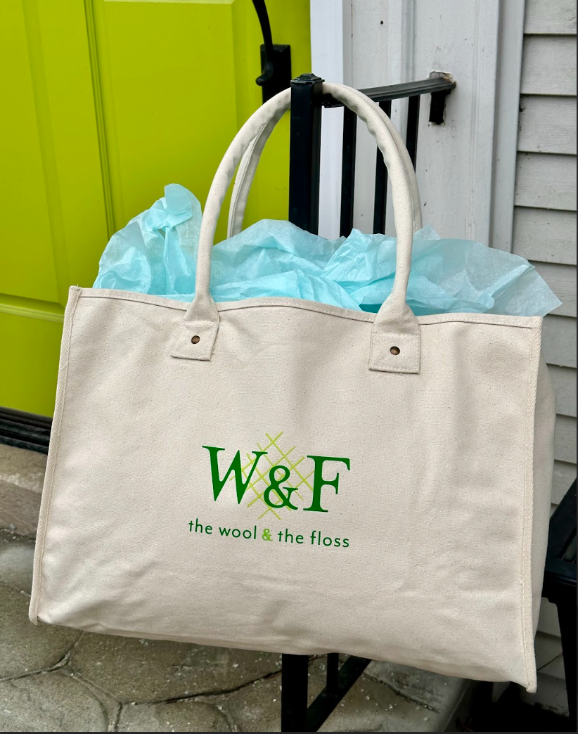 The Wool and The Floss Natural Canvas Tote