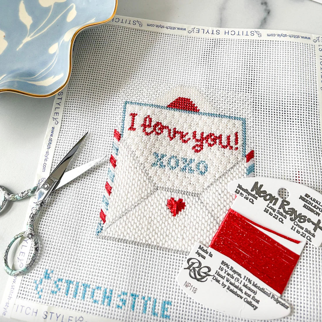 SS279 - I Love you Letter Blue